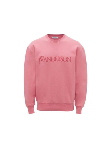 Embroidered Logo Sweatshirt Pink - JW ANDERSON - BALAAN 1