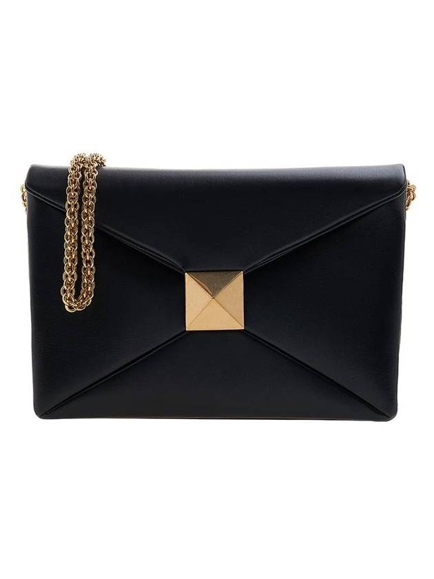 One Stud Shoulder Bag Black - VALENTINO - BALAAN 1