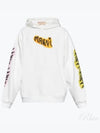 Graffiti Logo Printing Hoodie White - MARNI - BALAAN 2