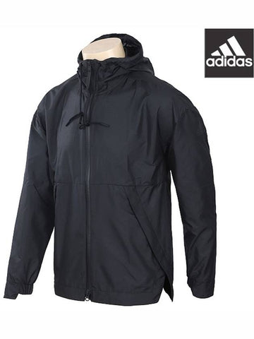 Urban Clima Storm Hooded Jacket Black - ADIDAS - BALAAN 1