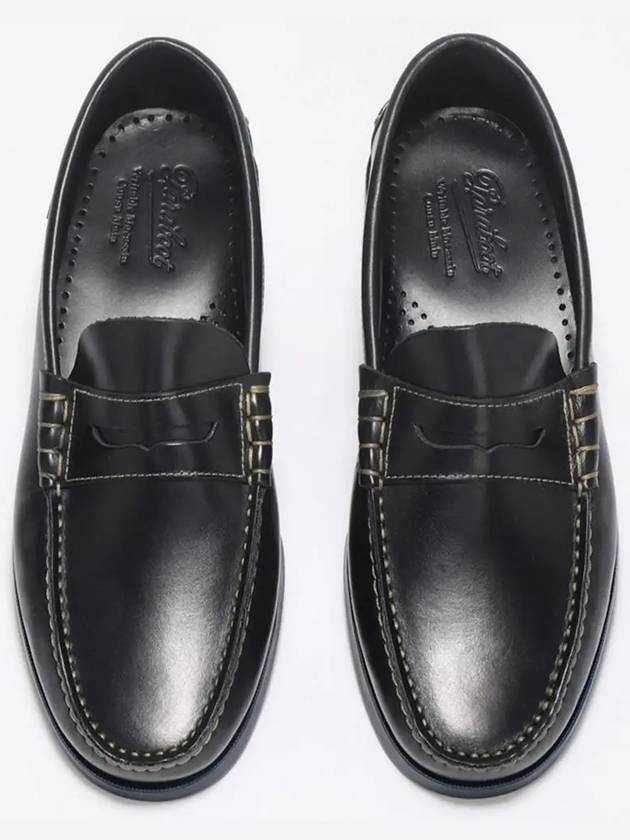 Coraux Leather Loafers Marine - PARABOOT - BALAAN 2