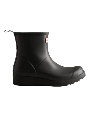 Play Short Backstrap Wellington Rain Boots Black - HUNTER - BALAAN 1