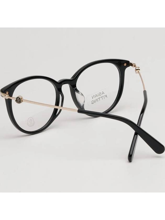 Eyewear Round Eyeglasses Black - MONCLER - BALAAN 5