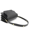 SBMPN09NO1 Matte Black Smooth Calfskin Gold Trunk Medium Shoulder Bag - MARNI - BALAAN 4