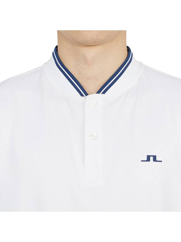 Tyson Golf Collar Long Sleeve T-Shirt White - J.LINDEBERG - BALAAN 7