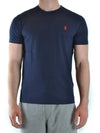 Men's Embroidered Pony Short Sleeve T-Shirt Navy - POLO RALPH LAUREN - BALAAN 3