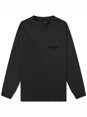 Stretch Rimo Black Long Sleeve T-Shirt Black - FEAR OF GOD ESSENTIALS - BALAAN 1