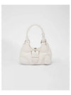 Moon Padded Nappa Leather Shoulder Bag White - PRADA - BALAAN 2