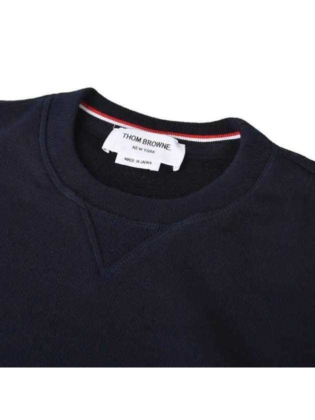 4 Bar Loopback Jersey Sweatshirt Navy - THOM BROWNE - BALAAN 6