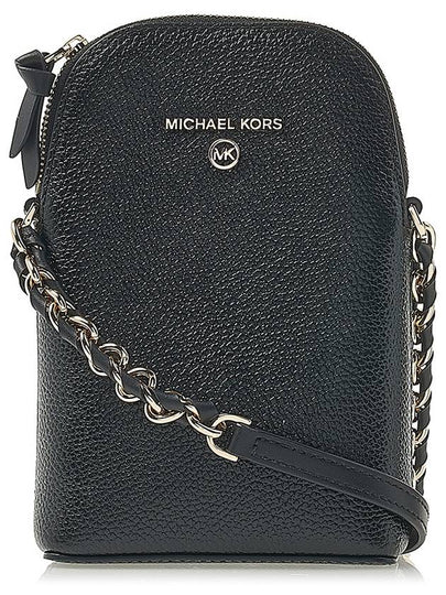 Jet Set Charm Leather Cross Bag Black - MICHAEL KORS - BALAAN 2