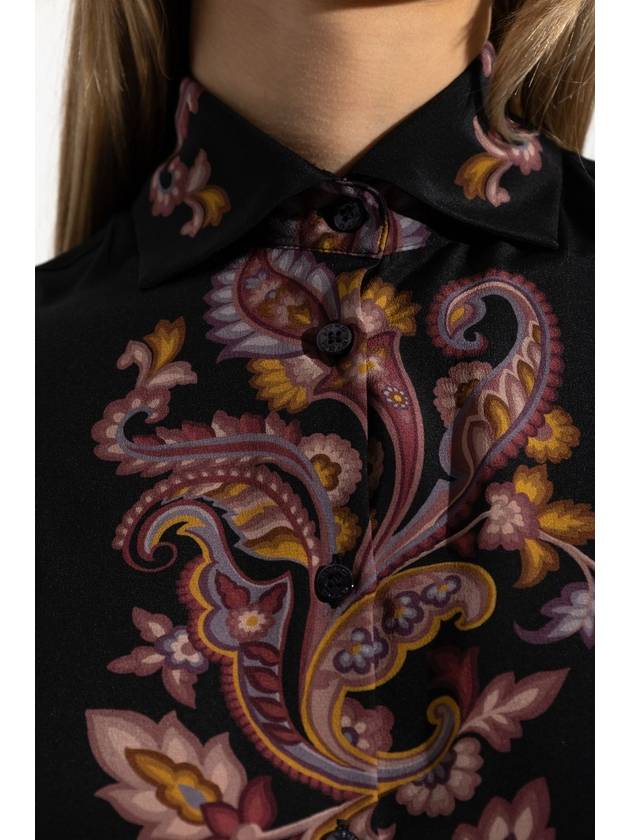 Etro Silk Shirt, Women's, Black - ETRO - BALAAN 5