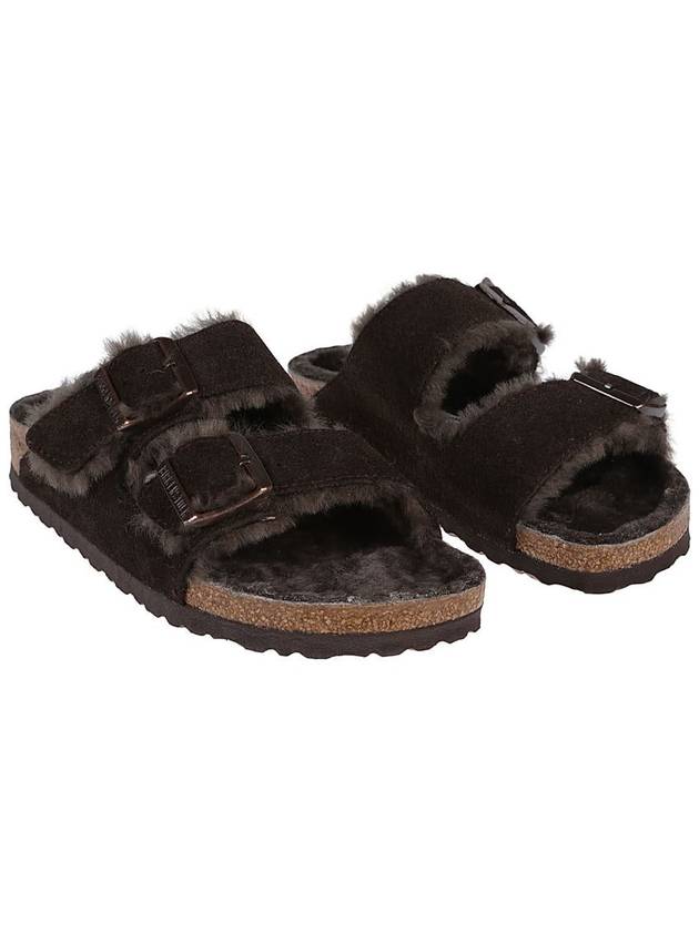 Arizona Shearling Medium Sandals Mocha - BIRKENSTOCK - BALAAN 6