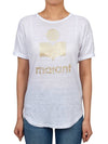 Isabel Marant Coldy Women s Short Sleeve T Shirt TS0004FA A1N10E WHLG - ISABEL MARANT ETOILE - BALAAN 1