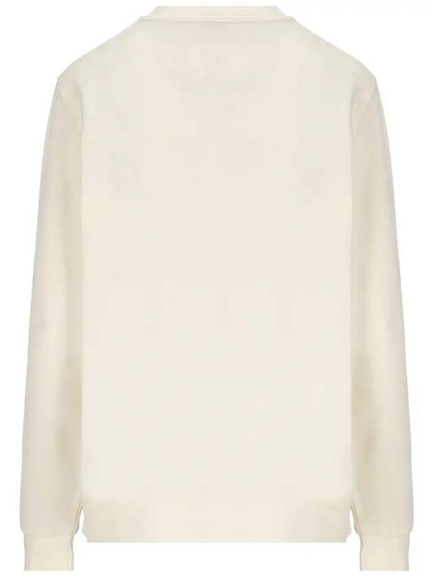 Logo Patch Sweatshirt White - MONCLER - BALAAN 4