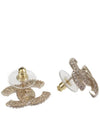 Metal Earrings Diamantes & Gold Crystal - CHANEL - BALAAN 3