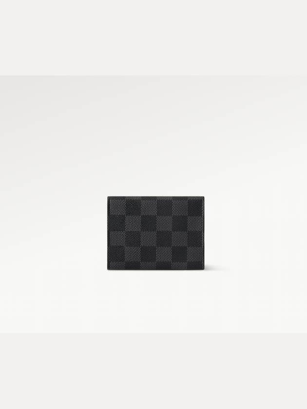 Damier Graphite Envelope Business Card Wallet Black - LOUIS VUITTON - BALAAN 7