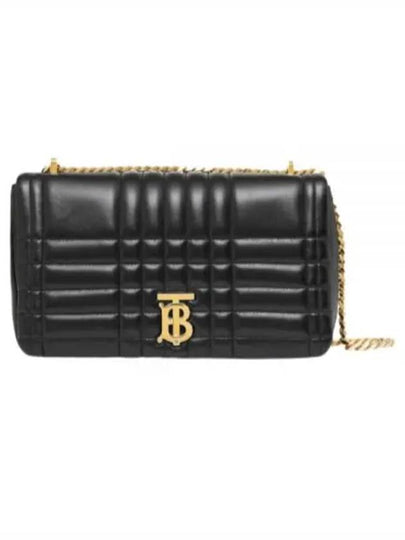 Lola Quilted Leather Medium Cross Bag Black - BURBERRY - BALAAN 2