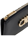 Ferragamo Women's Gancini Card Holder 22 0629 NERO CALF 0770767 - SALVATORE FERRAGAMO - BALAAN 7