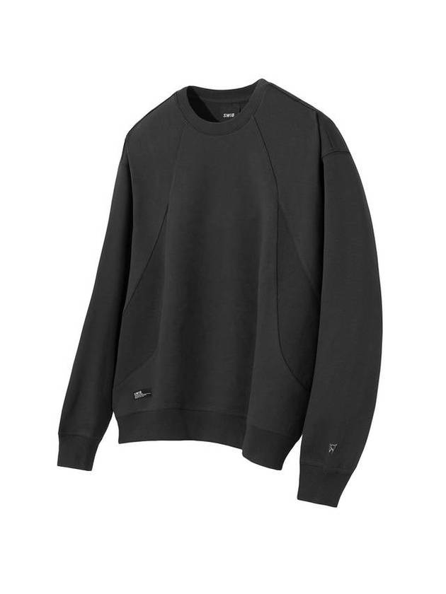 Swivee Lip Contrast Point Sweatshirt Sweatshirt Charcoal - SWIB - BALAAN 1