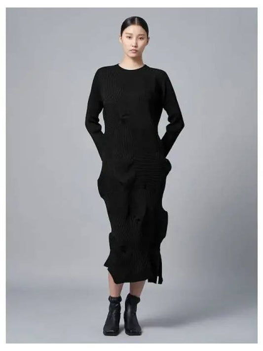 Kone Dress One Piece Black Domestic Product GM0024090241579 - ISSEY MIYAKE - BALAAN 1