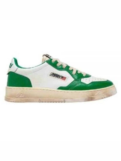 Super Vintage Low Top Sneakers Green - AUTRY - BALAAN 2