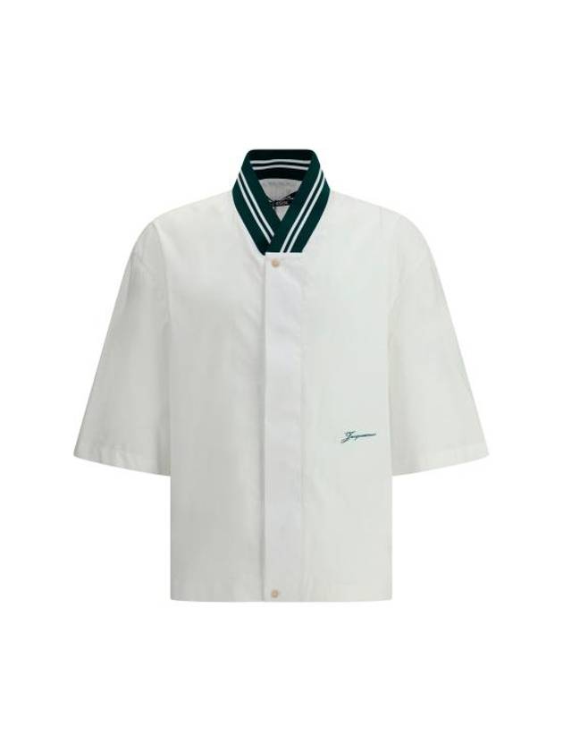 La Chemise Baseball Long Sleeve Shirt White - JACQUEMUS - BALAAN 2