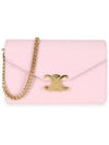 Women s Margot Chain Cross Bag Pastel Pink 10L033DPV 24PP - CELINE - BALAAN 3