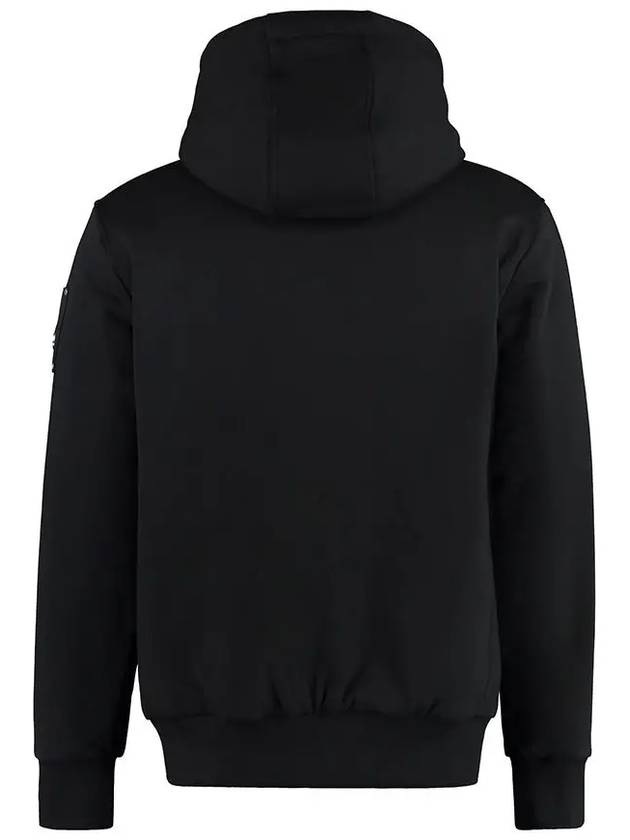 Classic Bunny Zip Up Hoodie Black Lining Black - MOOSE KNUCKLES - BALAAN 3