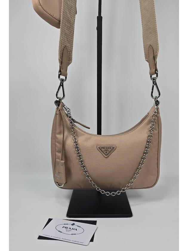 Tesuto Re Edition Chain Cross Bag Hobo Shoulder - PRADA - BALAAN 1