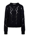 Cable Sonar Round Neck Knit Top Black - OUR LEGACY - BALAAN 1