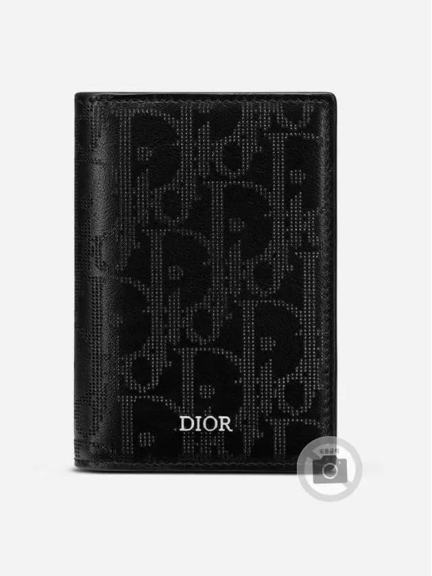 Oblique Galaxy Card Wallet Black - DIOR - BALAAN 2