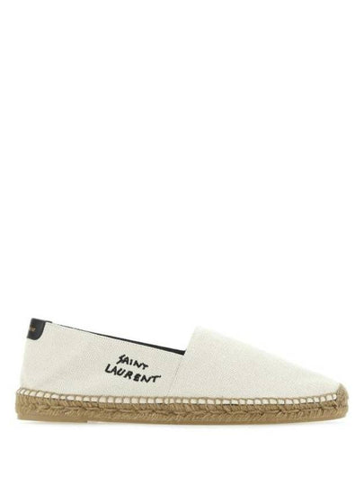 Logo Monogram Espadrilles Beige - SAINT LAURENT - BALAAN 2