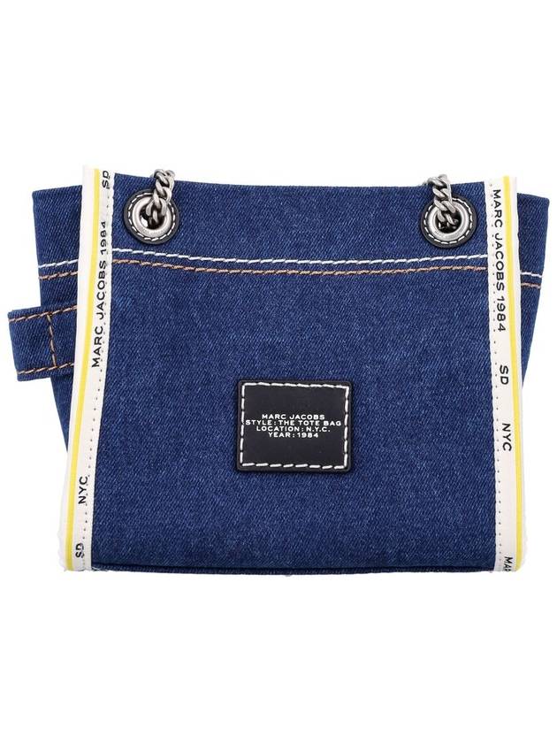 Marc Jacobs The Mini Tote Bag Denim - MARC JACOBS - BALAAN 4