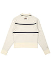 Malbon Script Collar Point Knit IVORY WOMAN M3322PKT13IVY - MALBON GOLF - BALAAN 3