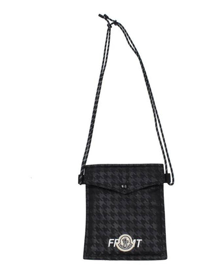 Houndstooth Phone Case Cross Bag Black - MONCLER - BALAAN 2