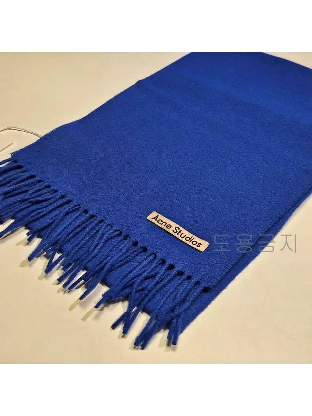 Scarf Muffler Skinny Royal Blue - ACNE STUDIOS - BALAAN 4