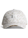 Women's Anga Printed Ball Cap Beige - J.LINDEBERG - BALAAN 2