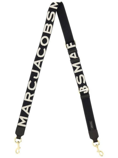 Small leather thin logo webbing strap black - MARC JACOBS - BALAAN 2