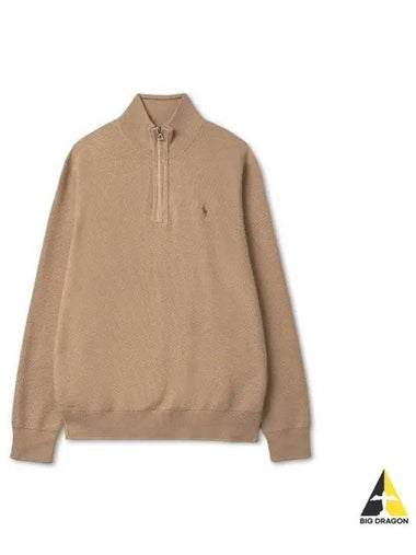 Long sleeve half zip up pullover brown - POLO RALPH LAUREN - BALAAN 1