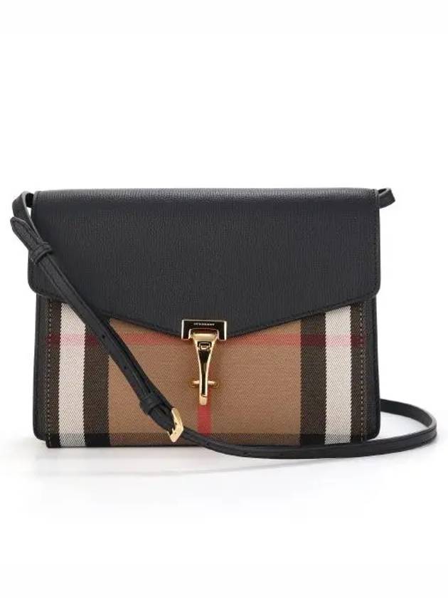 House Check Macken Cross Bag Black - BURBERRY - BALAAN 3