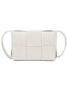 Intrecciato Cassette Small Cross Bag White - BOTTEGA VENETA - BALAAN 2