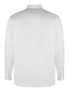 Logo Cotton Long Sleeve Shirt White - GUCCI - BALAAN 3