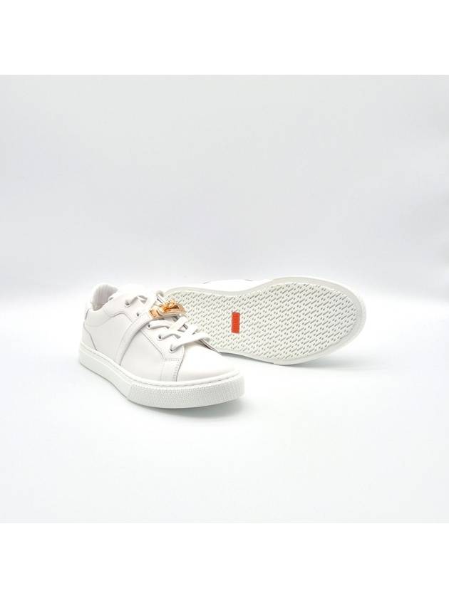 Kelly gold sneakers white - HERMES - BALAAN 2