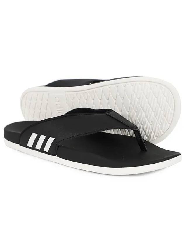 Adilette Comfort Flip Flops Black - ADIDAS - BALAAN 3