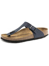 Gizeh Birko-Flor Flip Flops Navy - BIRKENSTOCK - BALAAN 2