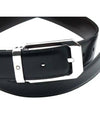 Men's Classic Reversible Cutting Leather Belt Black Brown - MONTBLANC - BALAAN 5