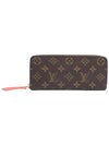 Women s Louis Vuitton M60742 Monogram Canvas Fuchsia Clemence Wallet Long gt Gangbuk used luxury goods - LOUIS VUITTON - BALAAN 2