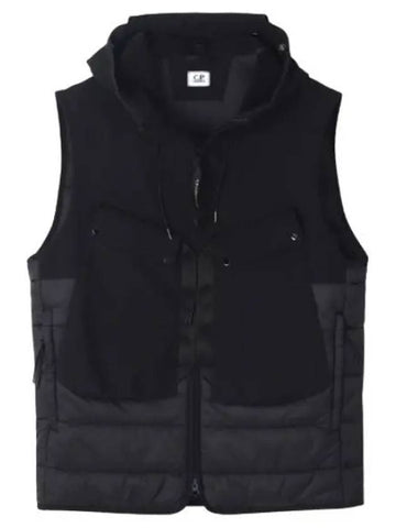 Shell Blend Goggle Hooded Vest Men s - CP COMPANY - BALAAN 1