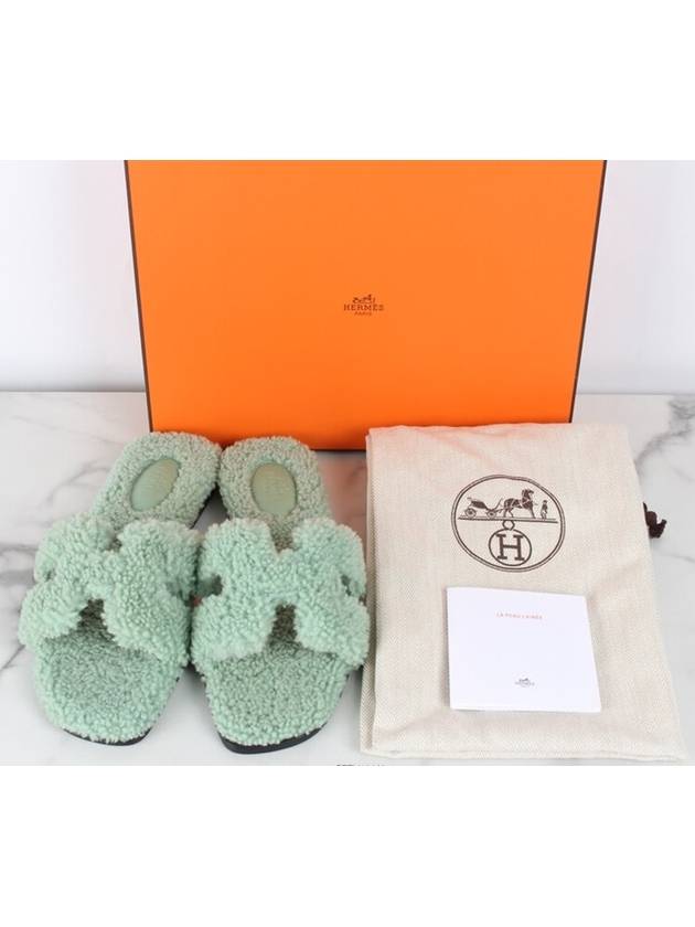 Shearling Oran Slippers 37 5 245 - HERMES - BALAAN 2