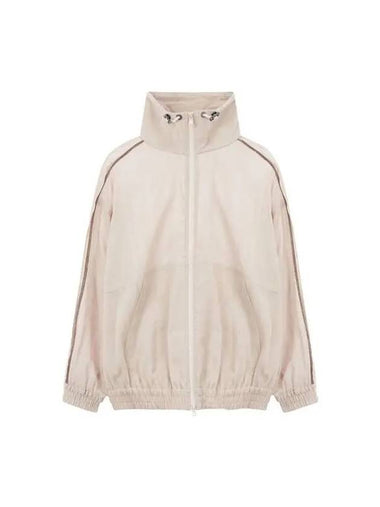 Sseokday 10 epoint women s string neck cotton zip up jumper beige 271766 - BRUNELLO CUCINELLI - BALAAN 1